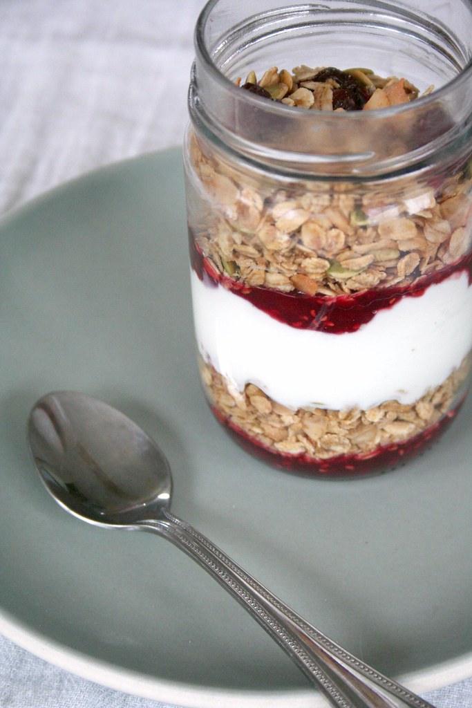 jam & granola parfait Megan American Spoon Flickr