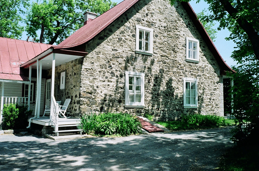 Maison historique à StLéonard, Québec (Argentique / film)… Flickr