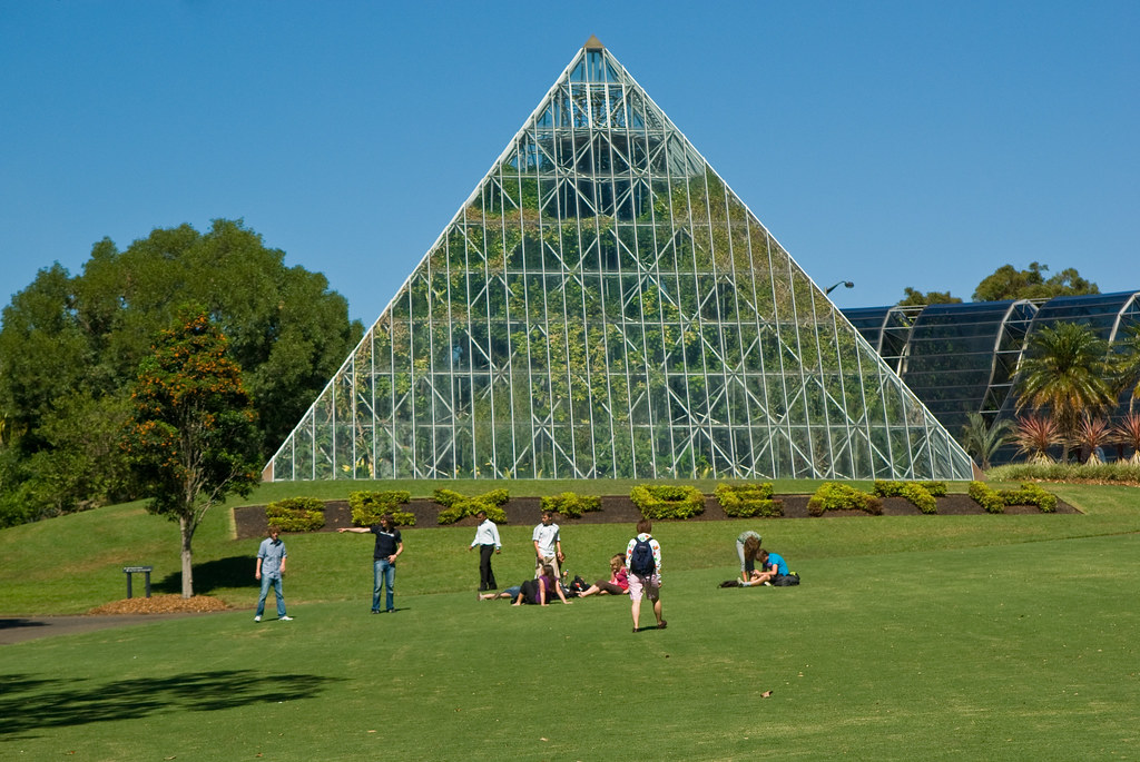Pyramid Greenhouse in the Royal Botanic Gardens in Sydney Flickr