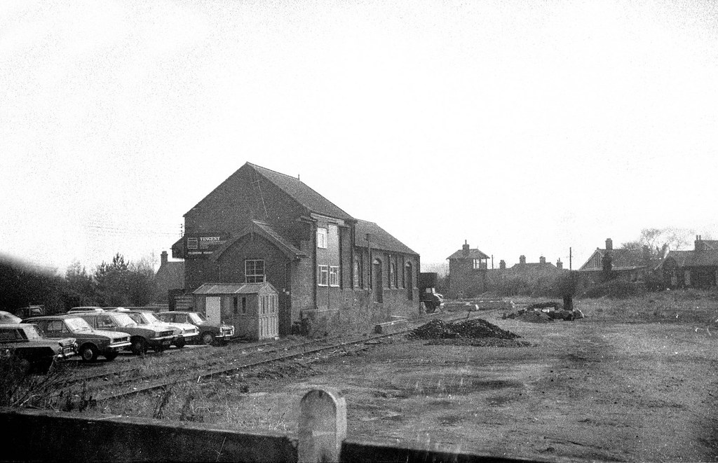 Drayton station 1973 (5) Another view of the goods shed. Flickr