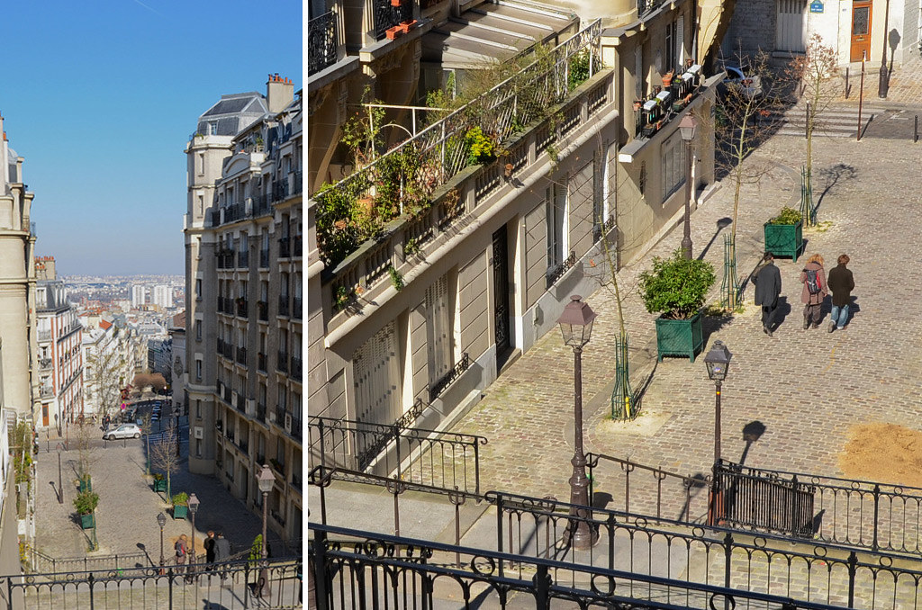 Rue du Mont Cenis Paris 18ème Et si on se promenait... à P… Audrey