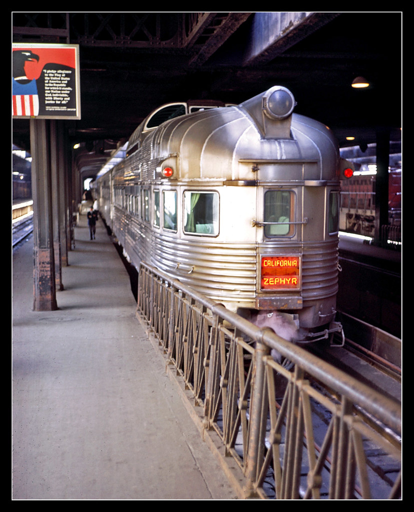 California Zephyr in Chicago Union Station 1969 The west… Flickr