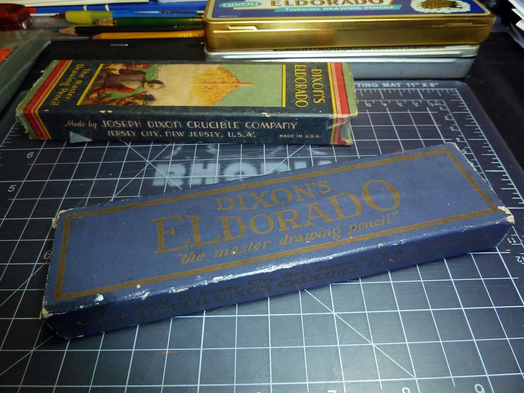 Dixon's ElDorado Master Drawing Pencil 1920s box Blog entr… Alberto