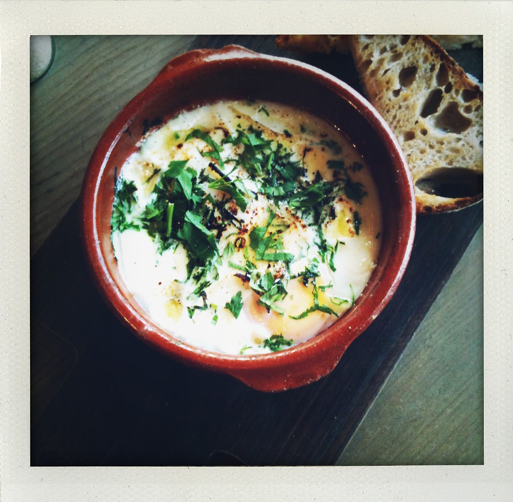 baked taleggio eggs pigeon hole cafe, hobart jules Flickr
