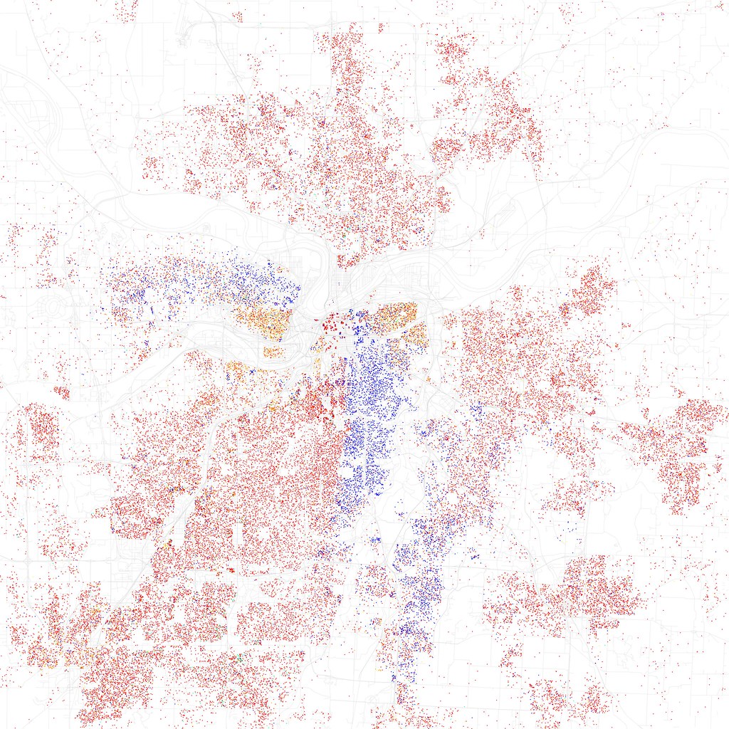 Kansas City Demographics Map My Maps