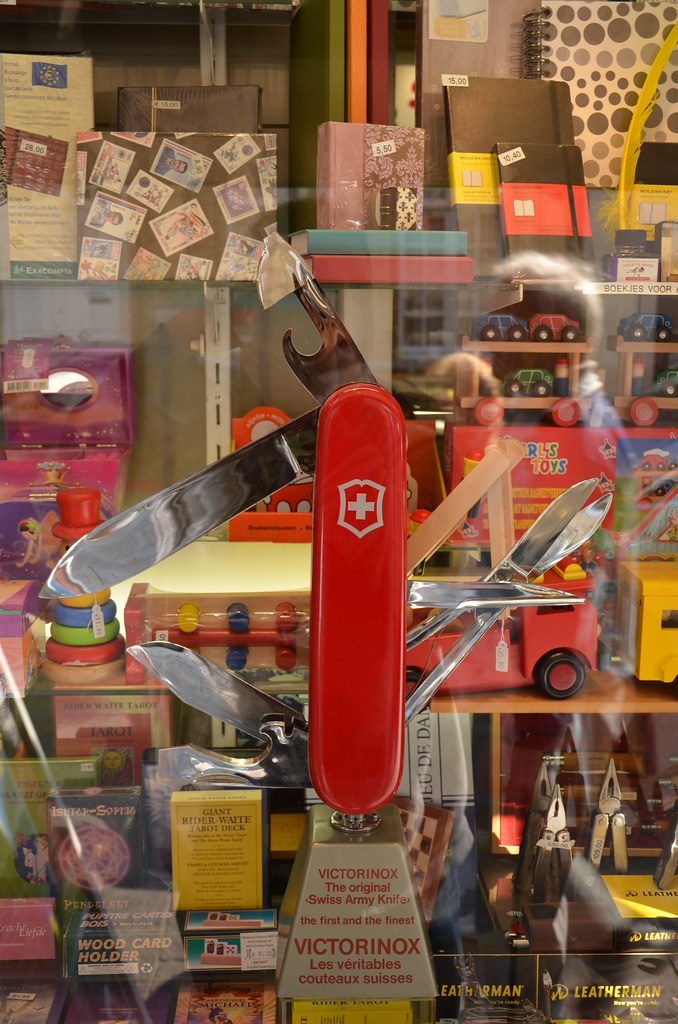 Victorinox Swiss Army Knife display Ben Sutherland Flickr