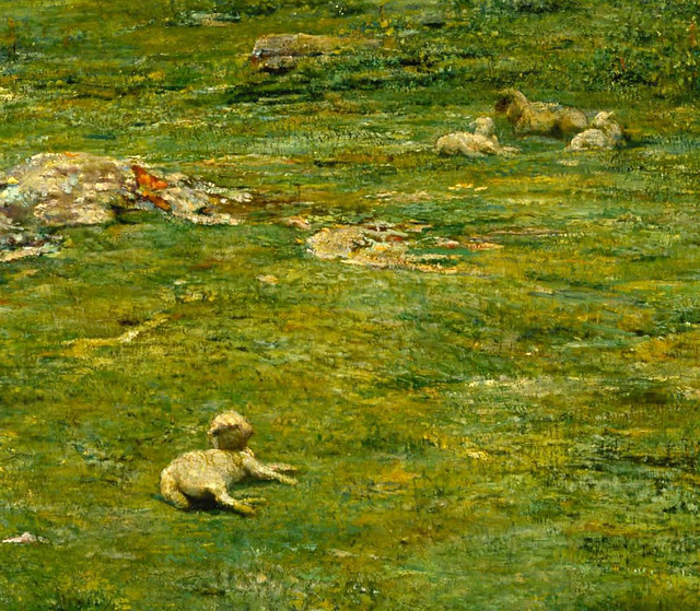 La Farge, John 'Paradise Valley' (detail) 186668 a photo on Flickriver