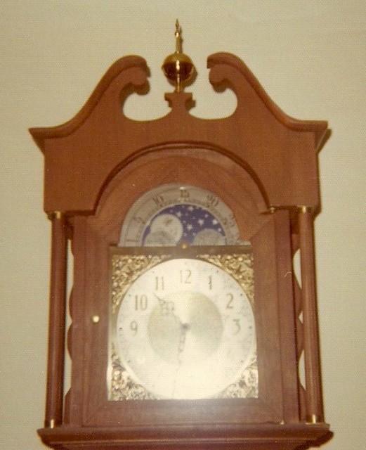 1970 Grandmother Tall Clock case Recyled Walnut Table top Flickr