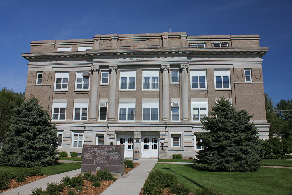 Burt County Courthouse Tekamah, NE Tom McLaughlin Flickr