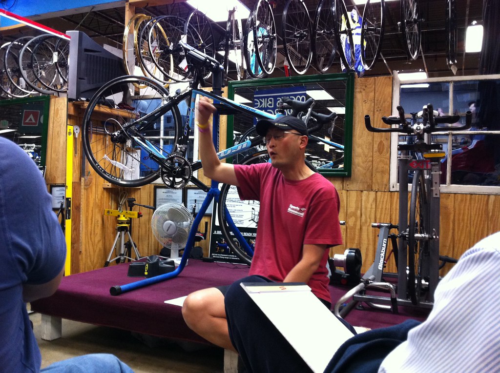 Cycling Clinic at Sports Basement Naoto Sato Flickr
