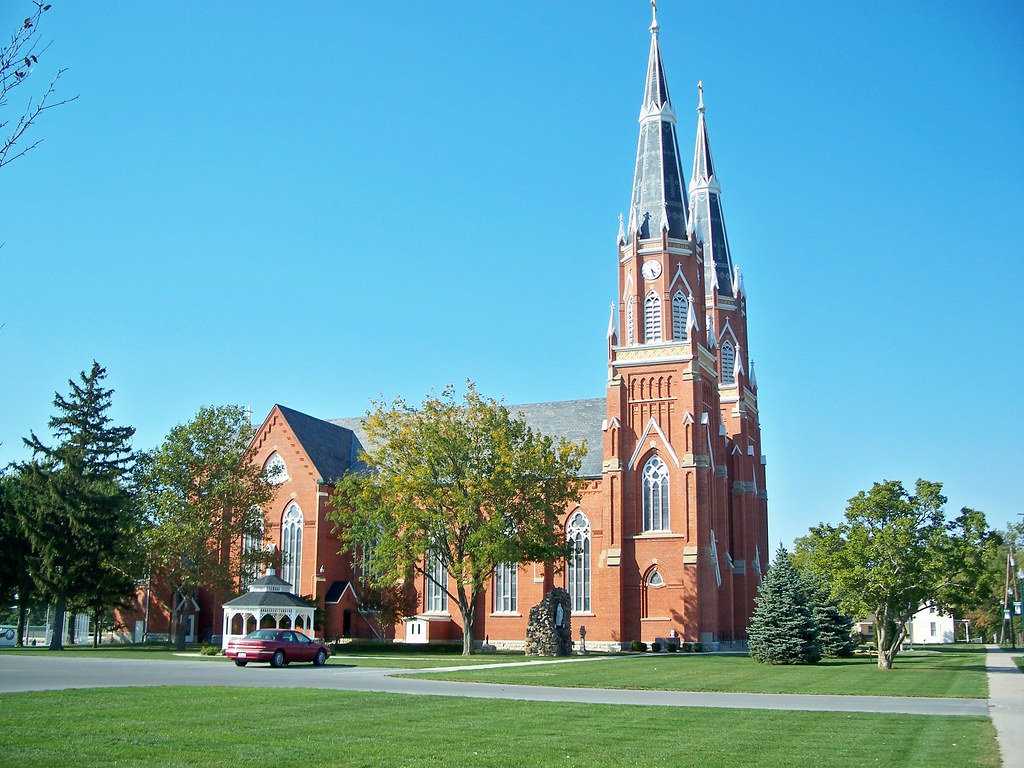 South View of Ottoville Immaculate Conception Catholic Chu… Flickr