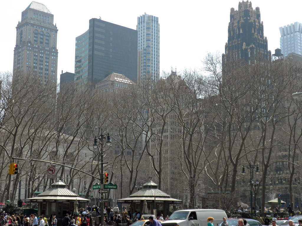 "Through the Trees" Bryant Park David P Flickr
