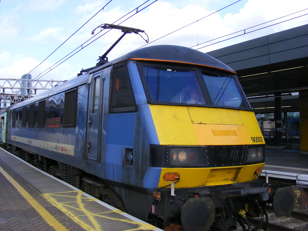 National Express East Anglia . 90007 . Stratford Station