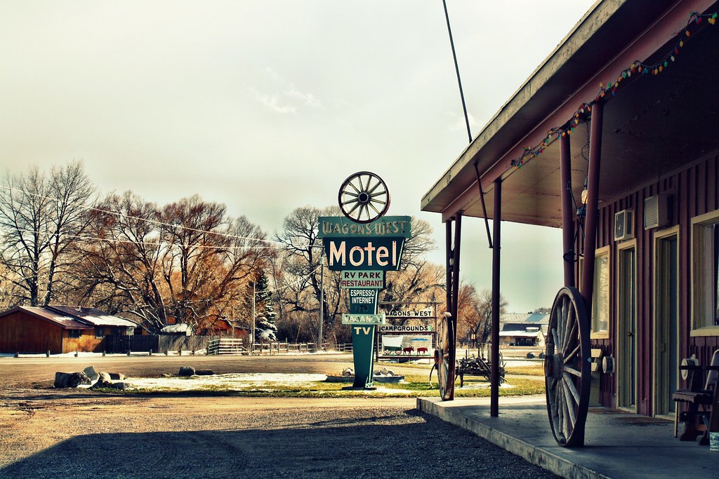 Wagons West Motel in Augusta, MT. Cassie Howard Flickr