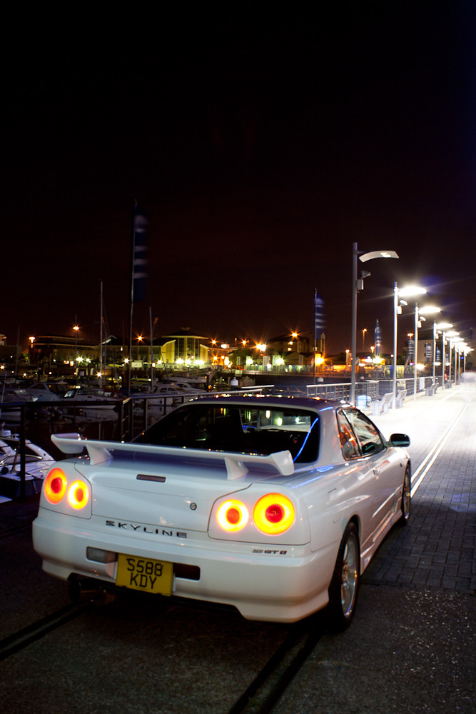 Gill's R34 GTT I spotted this R34 GTT in Best Buy's car pa… Flickr