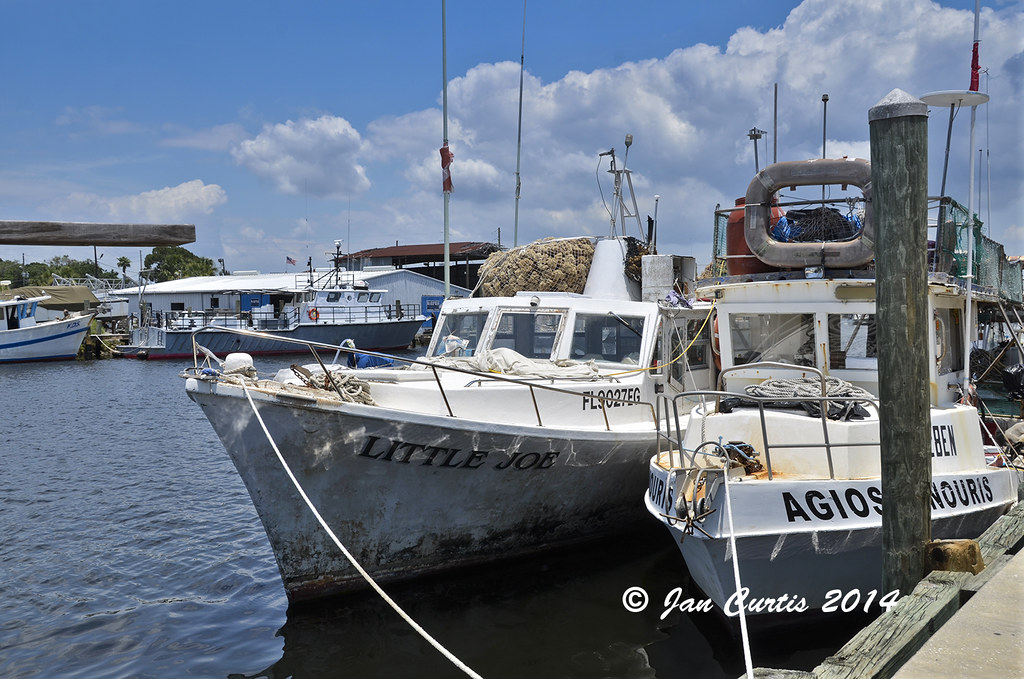 Sponge Boats Tarpon Springs, Florida Jan L. Curtis Flickr