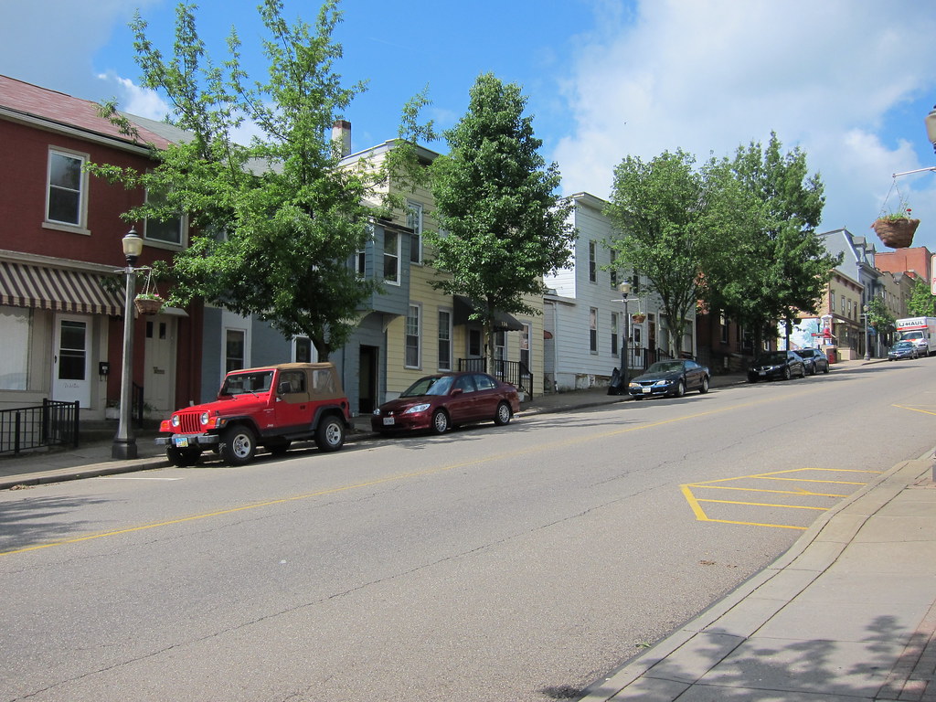 The National Road in Ohio St. Clairsville Down the Road