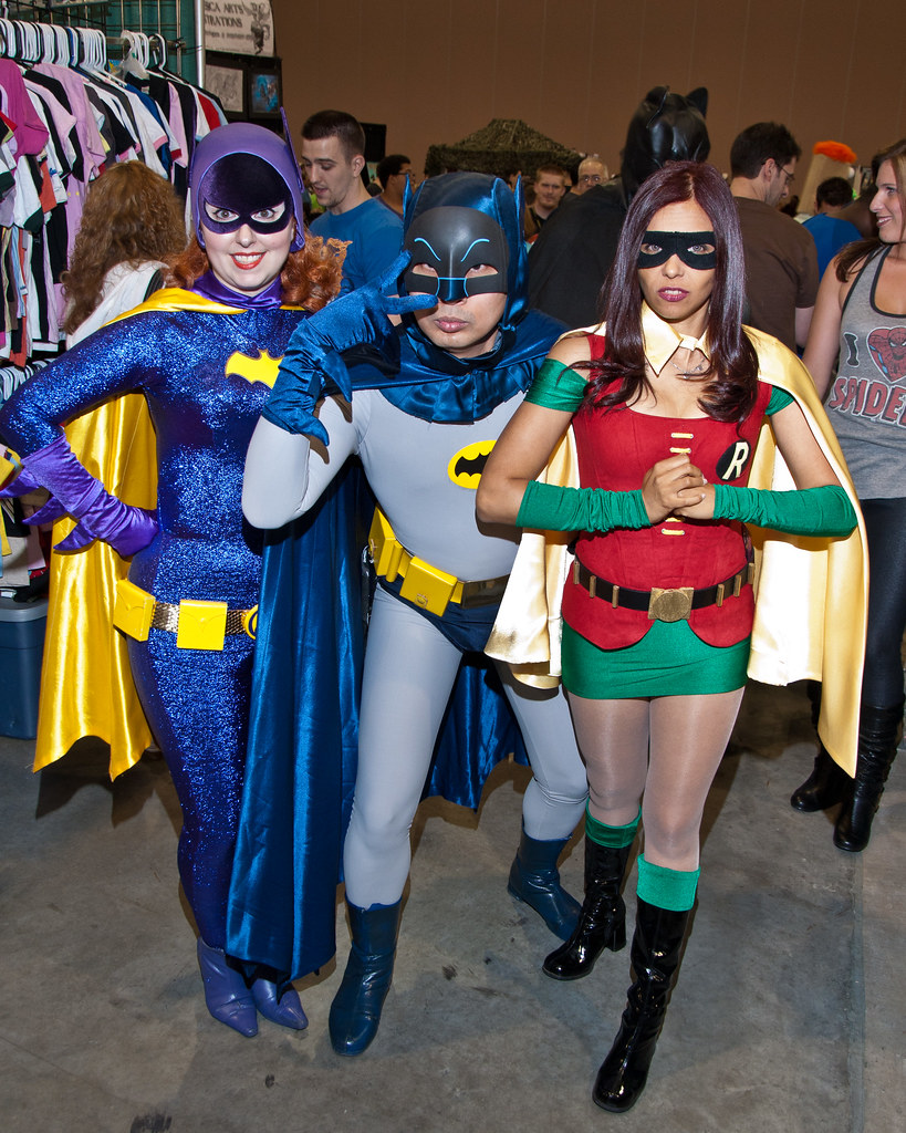 Batgirl Batman and female Robin Batgirl, Batman, and a fem… Flickr