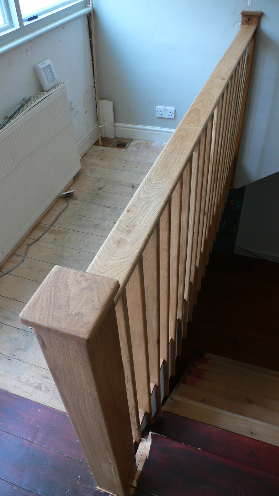 Solid Oak Banister Flickr