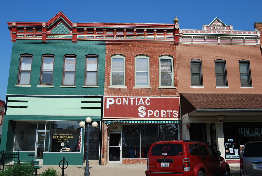Building Facades, North Main St., Pontiac, IL artistmac Flickr