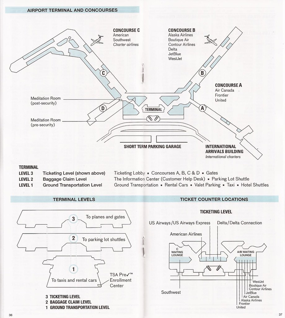 Nashville international Airport (BNA) terminal map - 2017 | Flickr