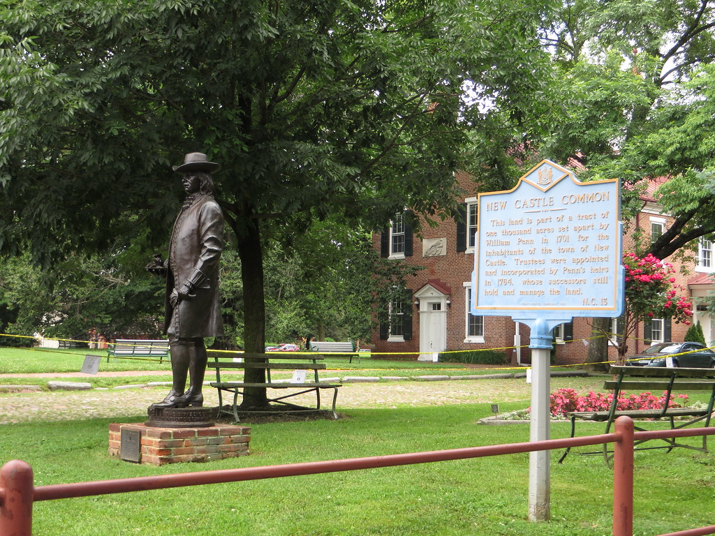 New Castle Common Marker, New Castle, Delaware This land i… Flickr