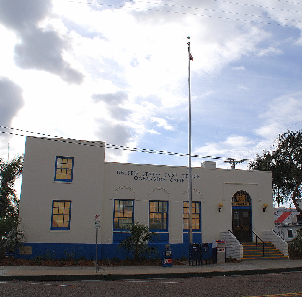 WPA Downtown Oceanside CA Post Office, Built 1935 Signific… Flickr
