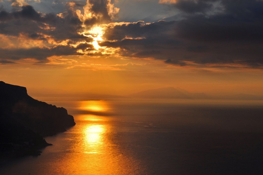 Amalfi Sunrise Taken from Ravello Atilla2008 Flickr