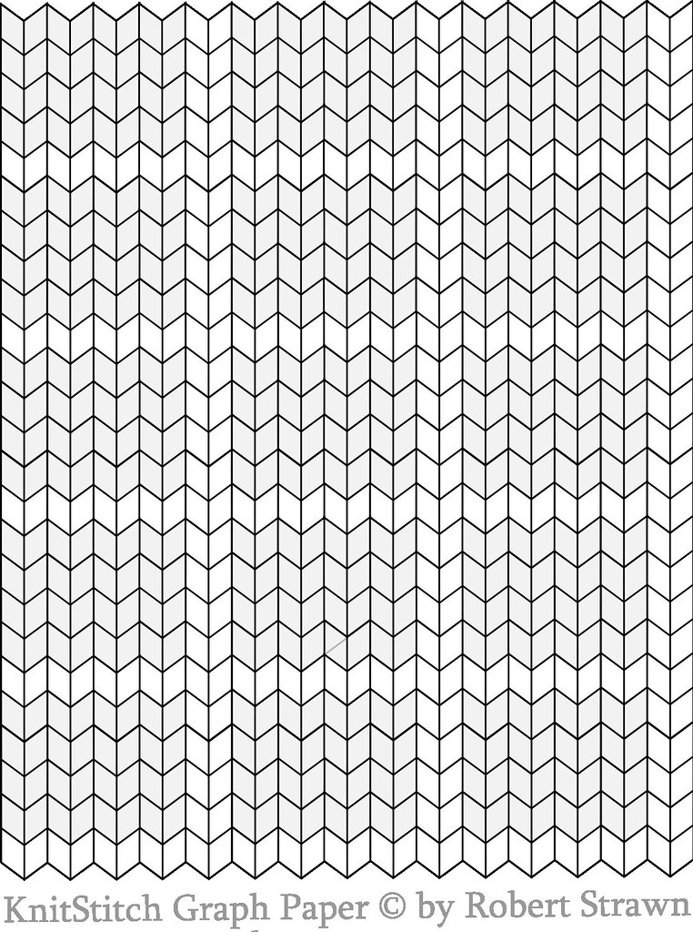 Free Printable Knitting Graph Paper Downloads Pinterest