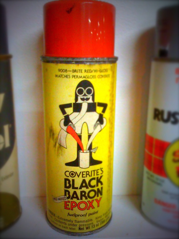 Coverite's Black Baron Epoxy Vintage spray paint from Cove… Flickr