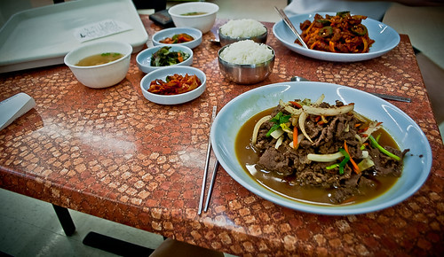 Postworkout lunch Korean food SMart in Cary, NC