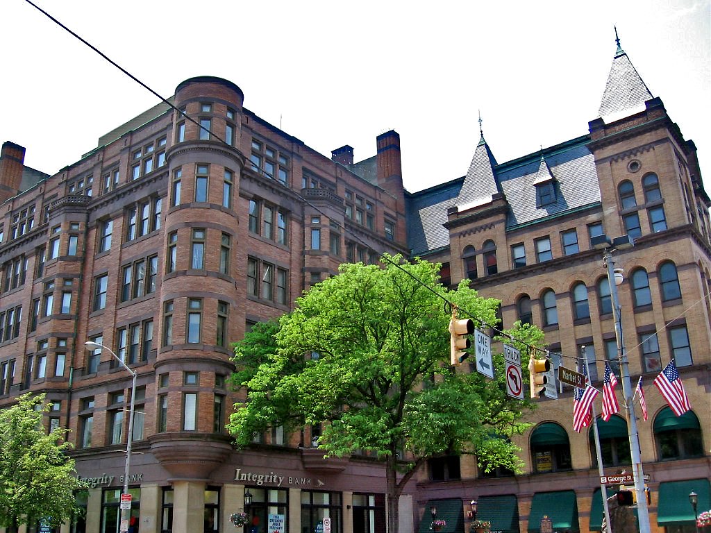 Architecture at central square, York, Pennsylvania Flickr