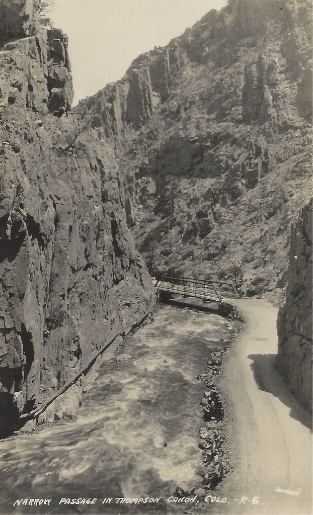 Big Thompson Canyon, Colorado, "Narrow Passage" Sanborn ph