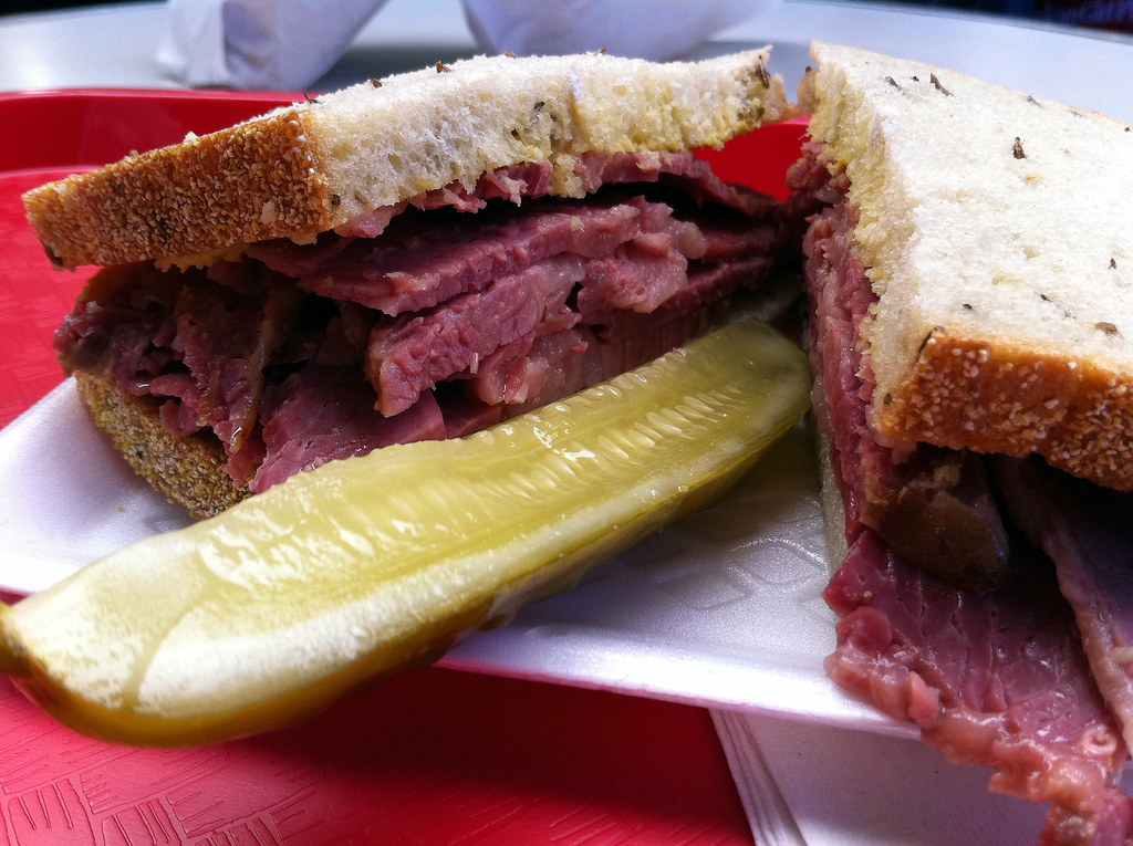 Corned Beef on Rye with Mustard Dennis Baniaga Flickr