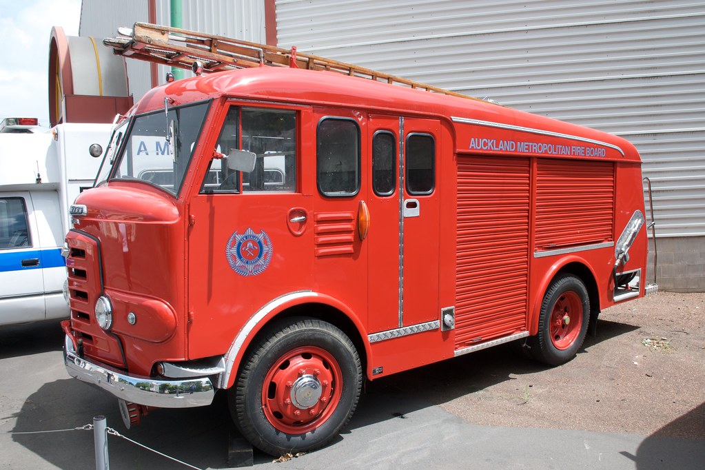 Karrier/Carmichael Fire Engine at MOTAT, Auckland, New Zea