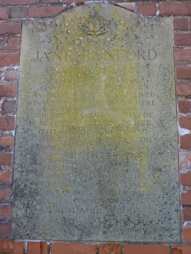 Jane Bunford. A plaque on Bartley Green library in Birming… Flickr