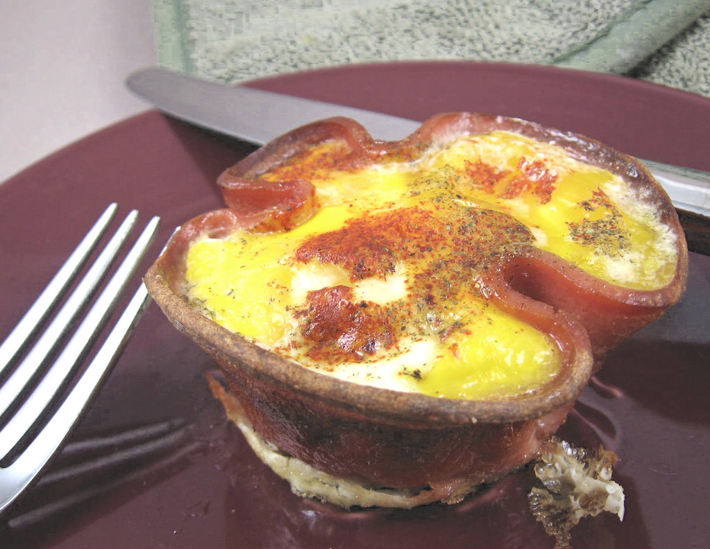 Eggs in Bologna Cups IV This recipe rates a perfect 10 on … Flickr