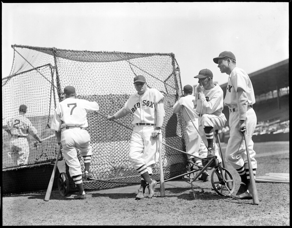Red Sox batting practice File name 08_06_010389 Title Re… Flickr