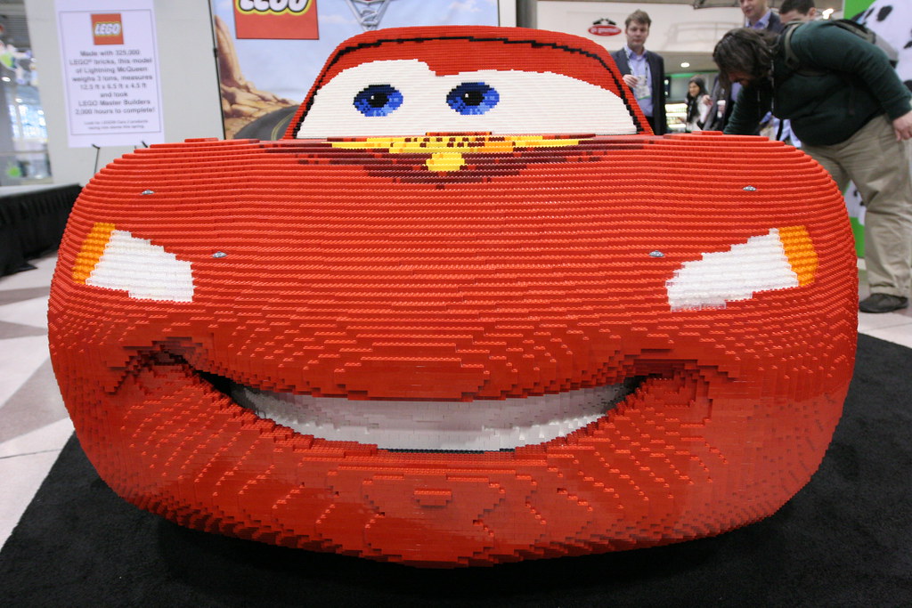 LEGO Toy Fair 2011 Lightning McQueen Statue Unveiling … Flickr
