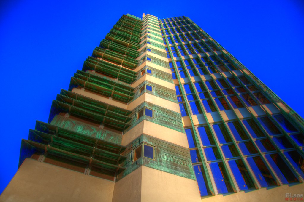 Price Tower HDR The Price Tower is a story, 221 f… Flickr