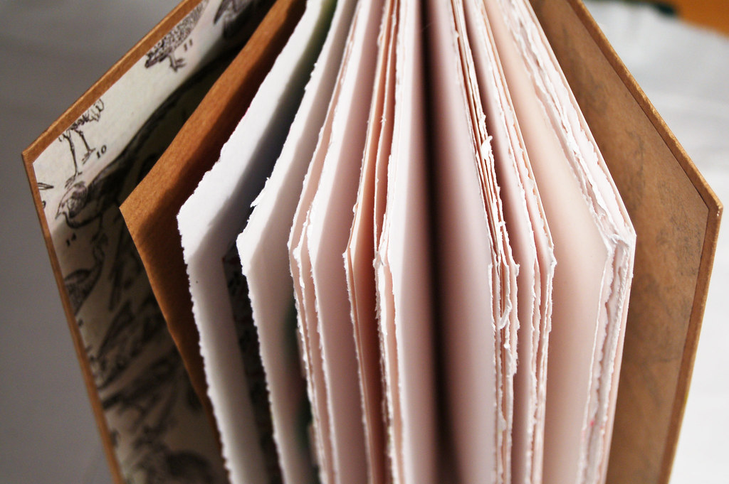 Brown paper sketchbook iHanna Flickr