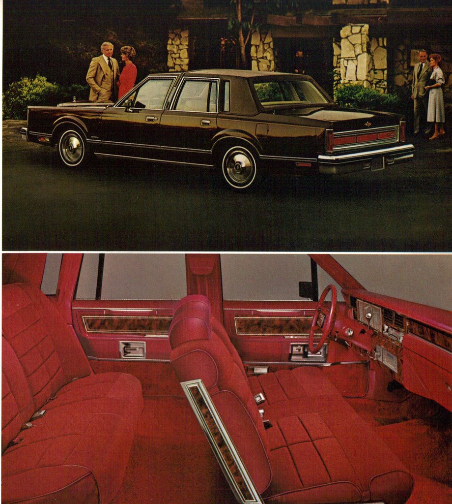 1980 Lincoln Continental 4 Door Sedan Interior | Coconv | Flickr