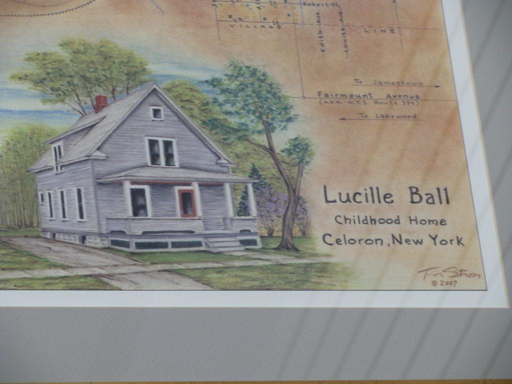 Lucille Ball Childhood home Celoron, New York Lucy was bor… Flickr