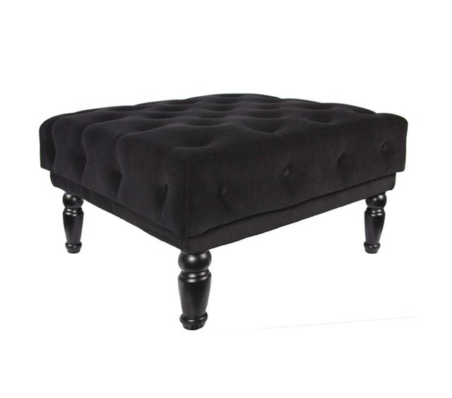 black velvet tufted ottoman atexski Flickr
