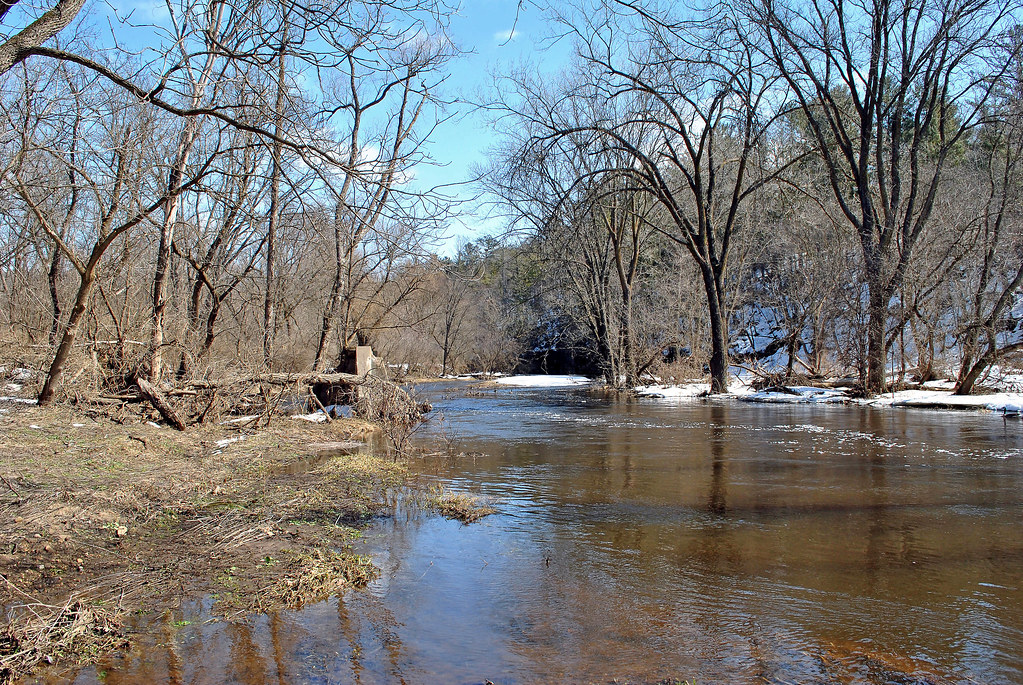 Eau Galle River, swollen with snowmelt Aaron Carlson Flickr