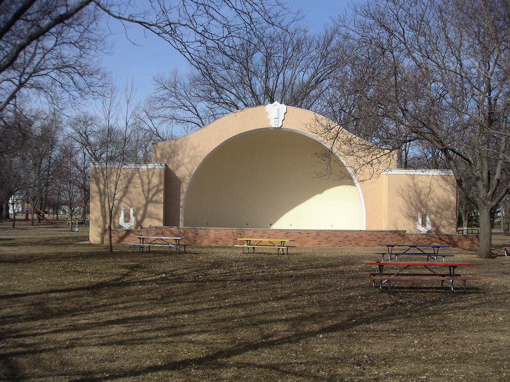 Pioneer Park Bandshell, Brookings, SD a photo on Flickriver
