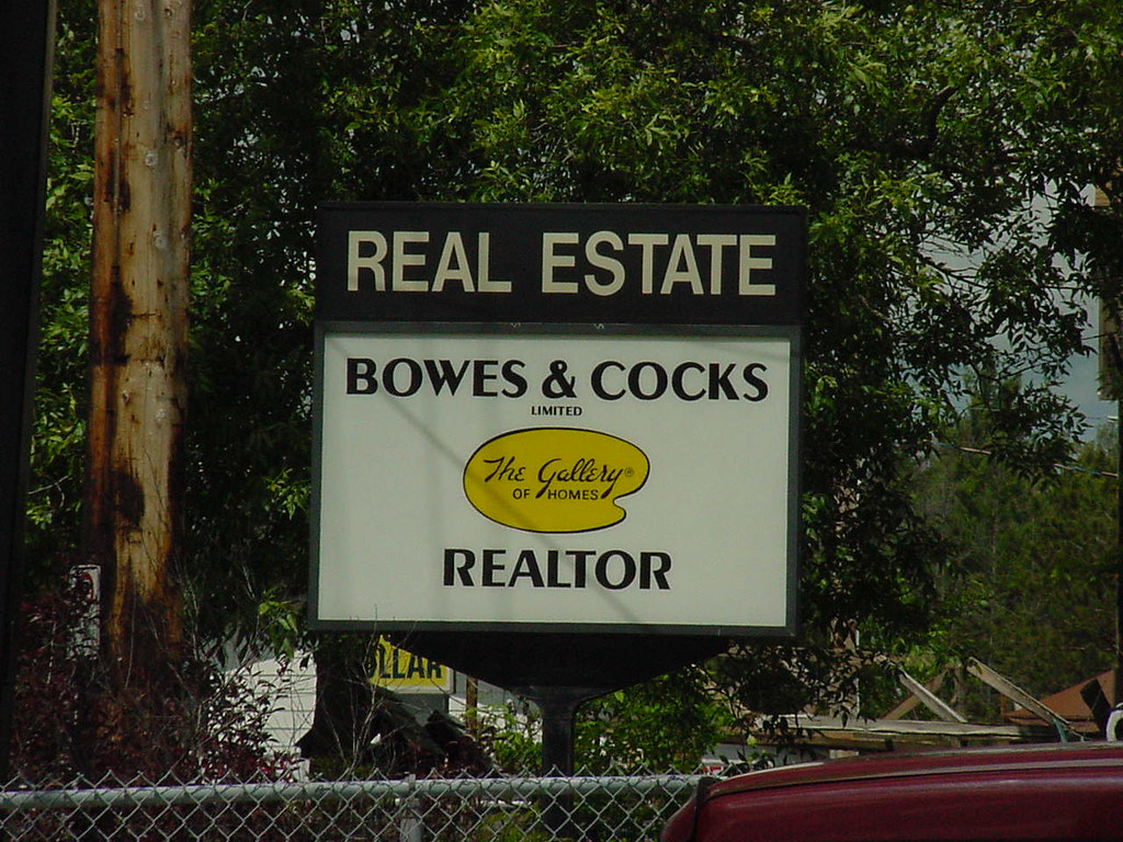 Bowes & Cocks Realtor.... C.P.Storm Flickr