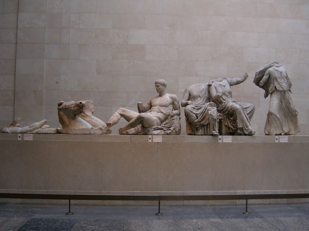 Part of the West Pediment of the Parthenon, British Museum… Flickr