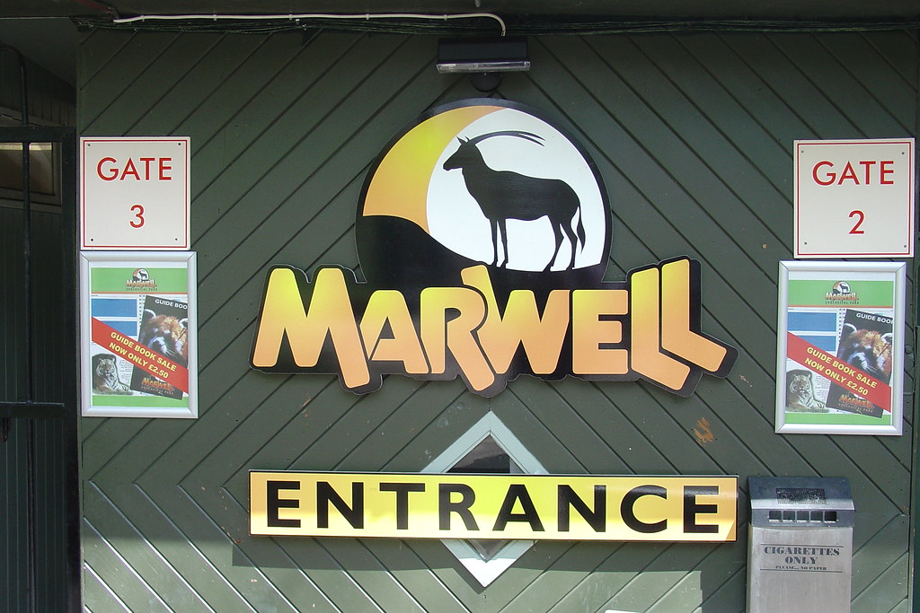 Marwell Zoo 1 Entrance to the park (actually took this pi… Flickr
