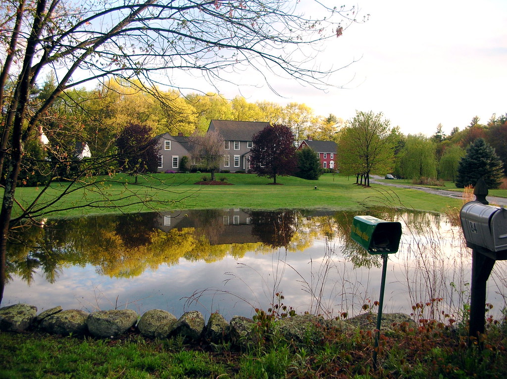 Neighbor's Yard The pond in the front yard is a new additi… Flickr